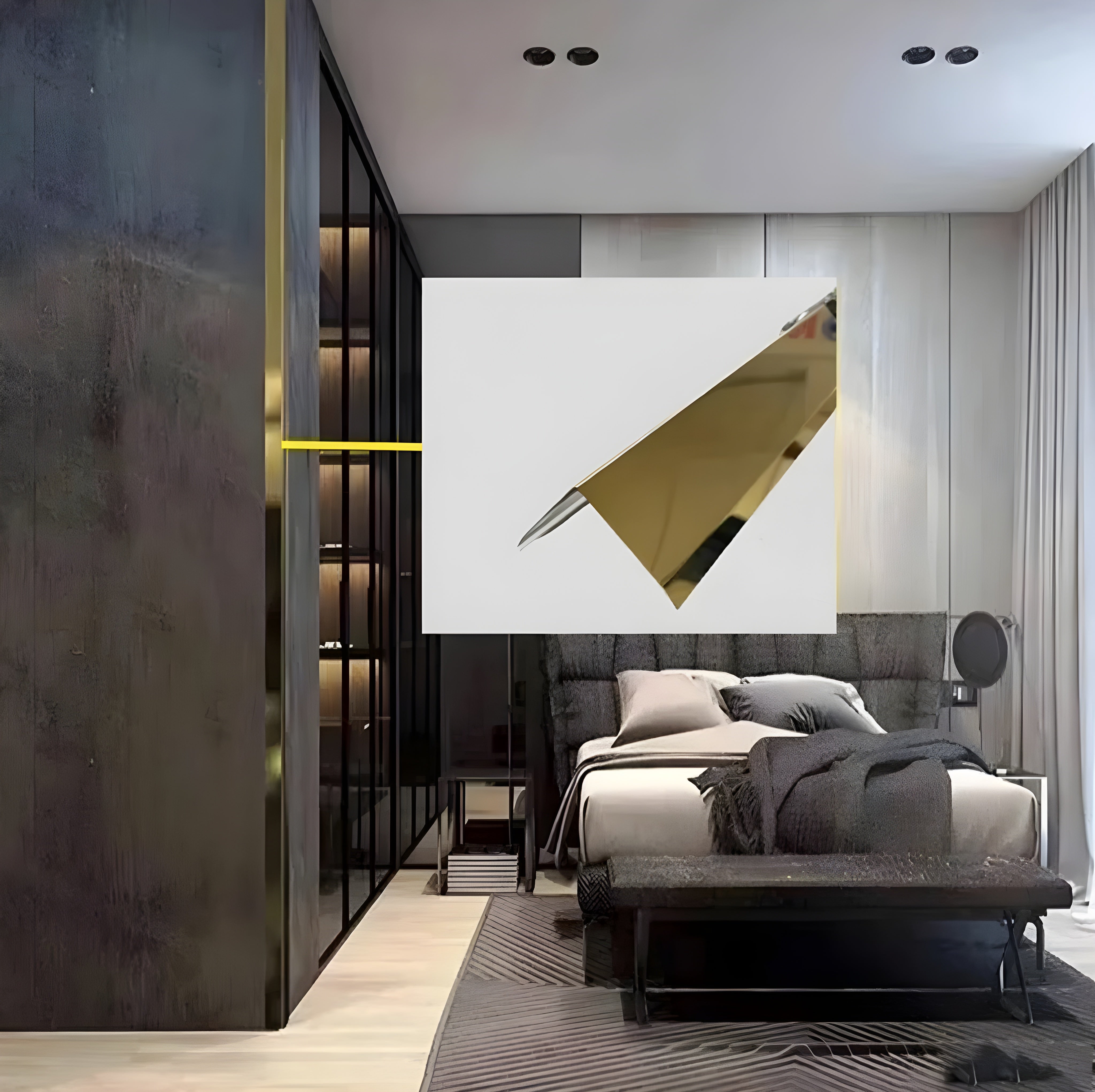 Colțar din inox 20x20 mm auriu lucios 2700 mm - Profil tip L Tesit