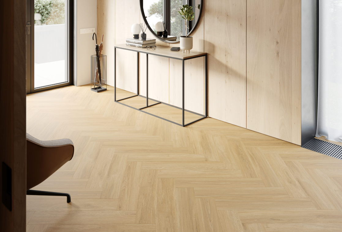 Pardoseala SPC 5+1 M2 categoria PREMIUM – Nature Oak Herringbone P6004 HB
