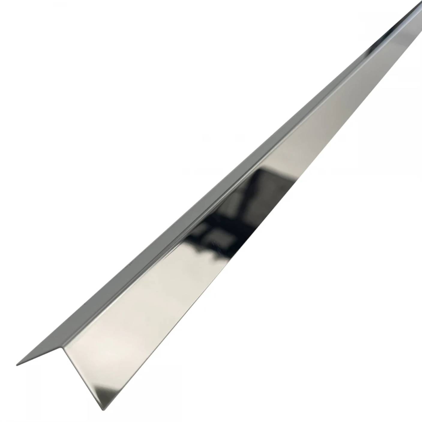 Colțar din inox 20x20mm Crom Lucios 2700 mm - Profil tip L