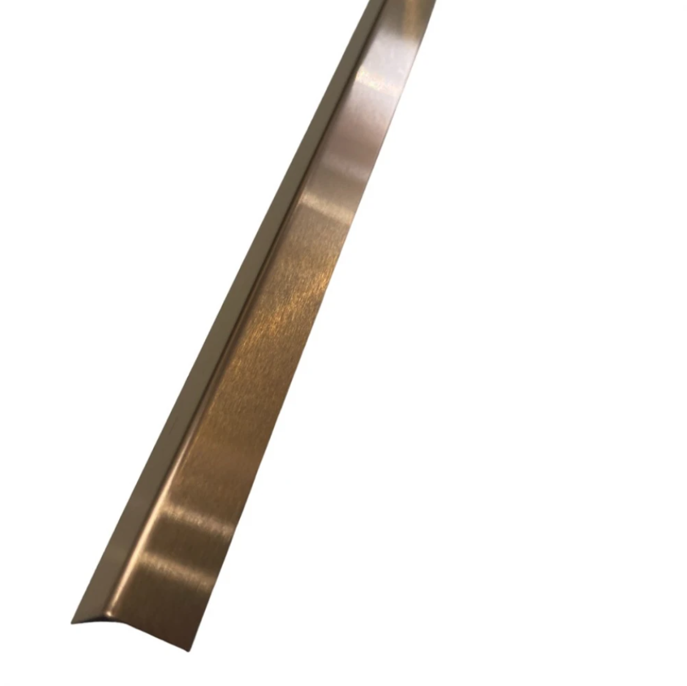 Colțar din inox 15x15 mm cupru periat 2700 mm - PL15CUB