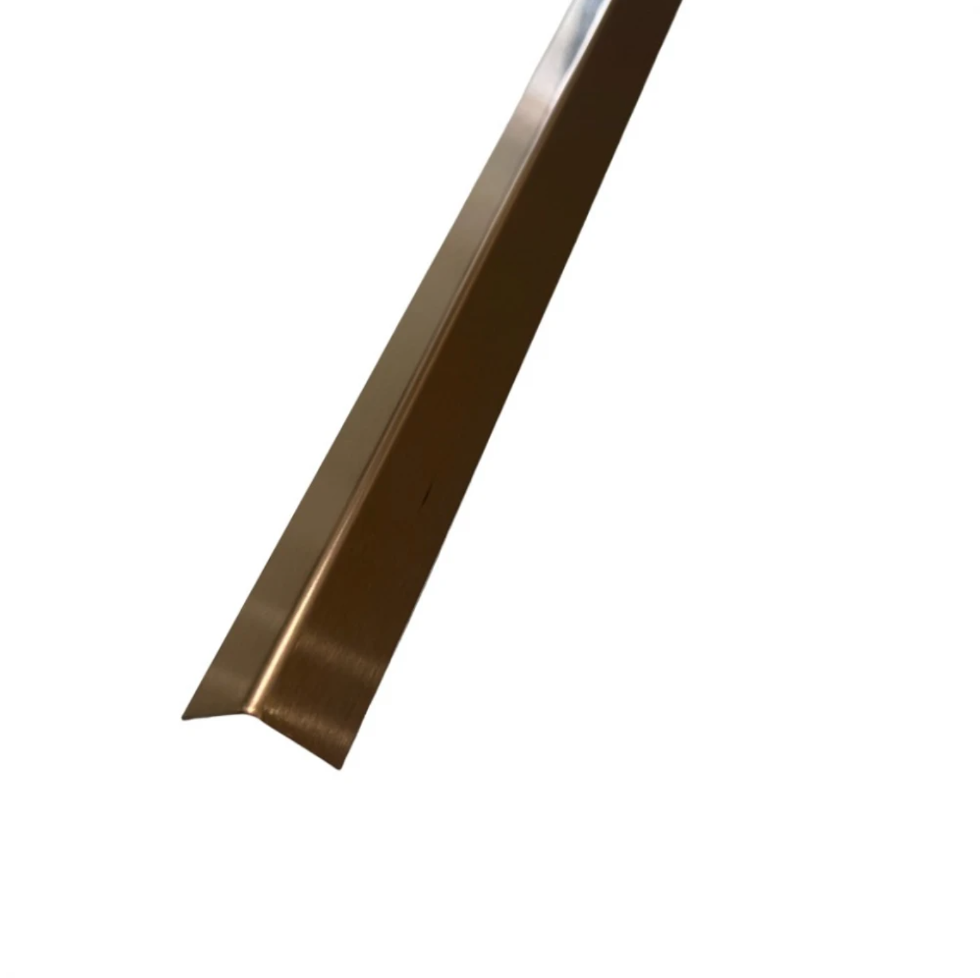 Colțar din inox 15x15 mm cupru periat 2700 mm - PL15CUB