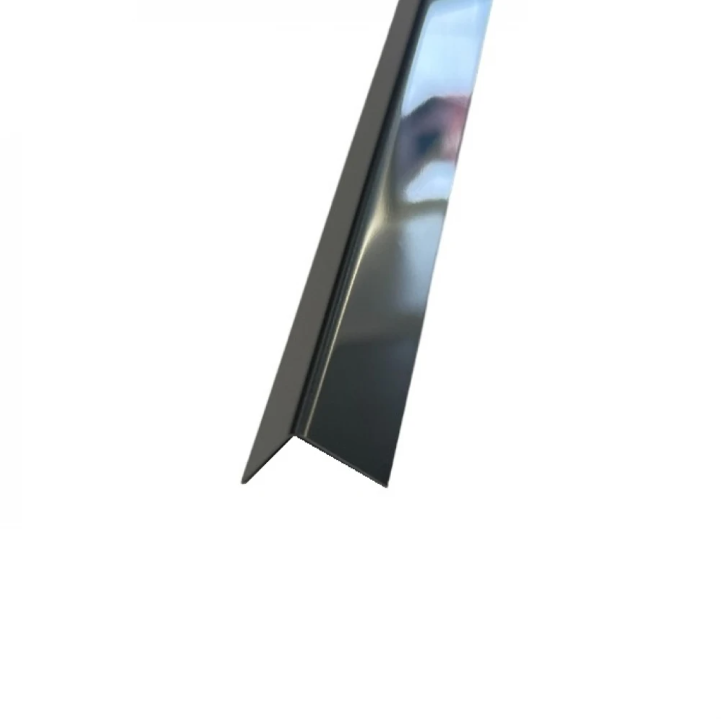 Colțar din inox 15x15 mm negru lucios 2700 mm - Profil tip L - PL15NO