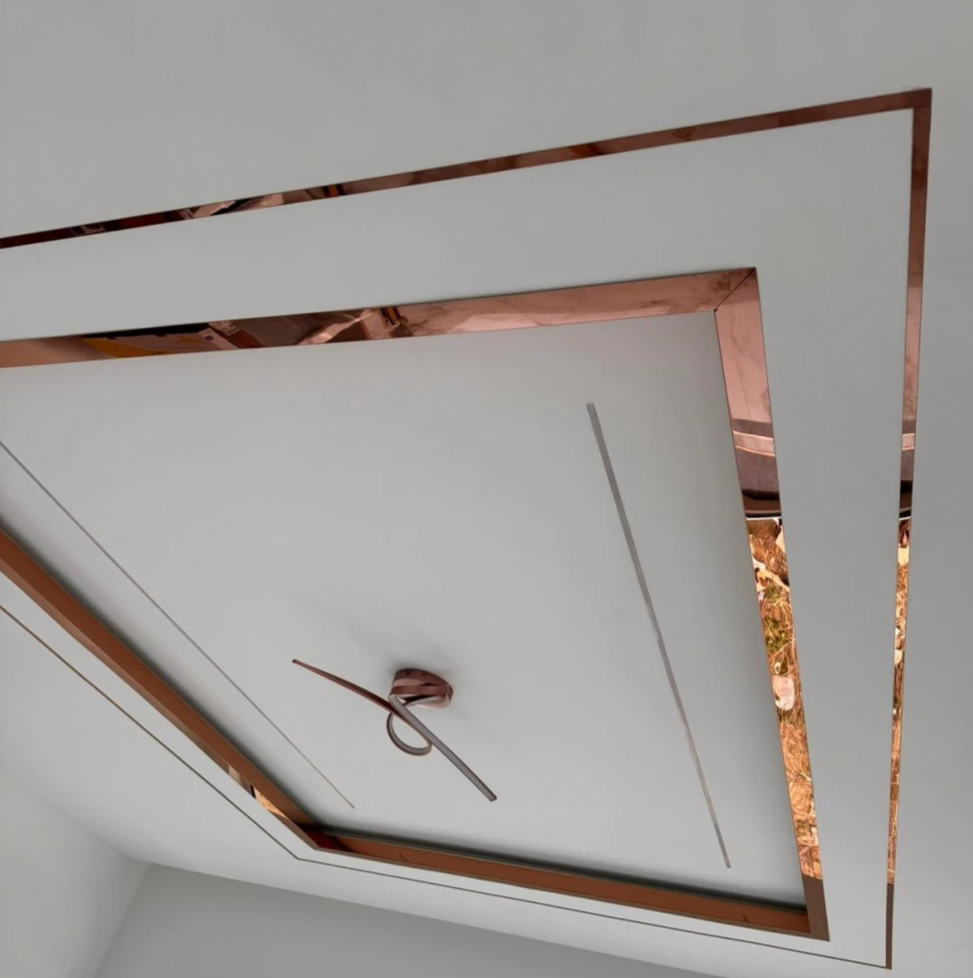 Colțar din inox 50x50mm Cupru Lucios 2700 mm - Profil tip L