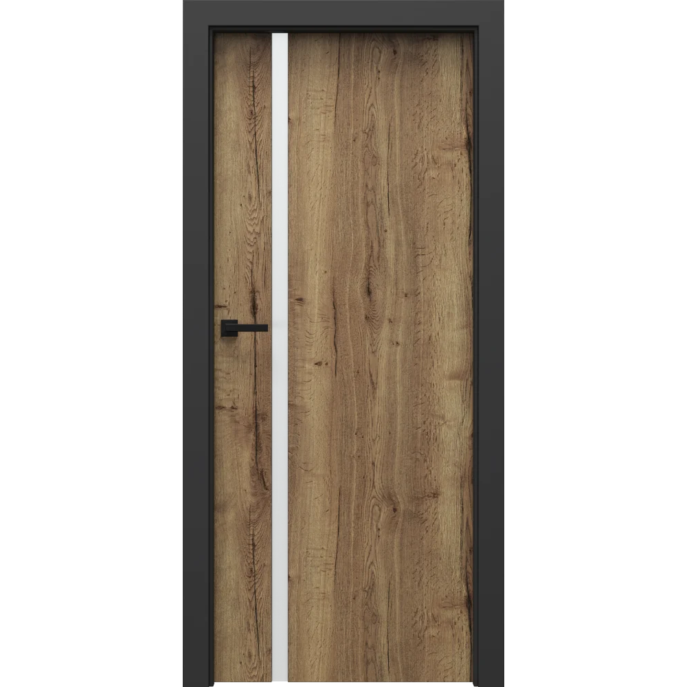 Ușă de interior LOFT with black door frame - Model 4.A
