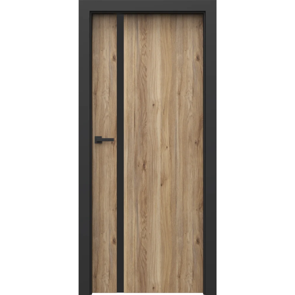 Ușă de interior LOFT with black door frame - Model 4.A