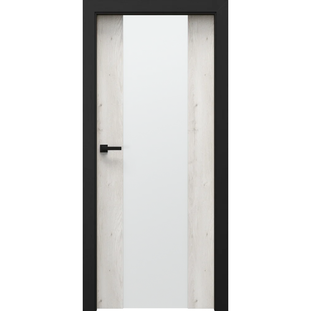 Ușă de interior LOFT with black door frame - Model 4.B