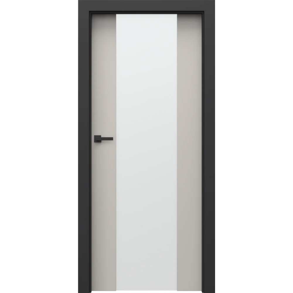 Ușă de interior LOFT with black door frame - Model 4.B