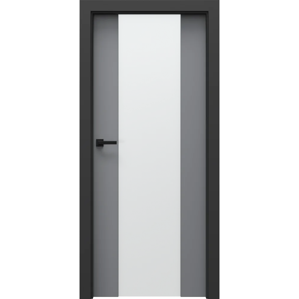 Ușă de interior LOFT with black door frame - Model 4.B