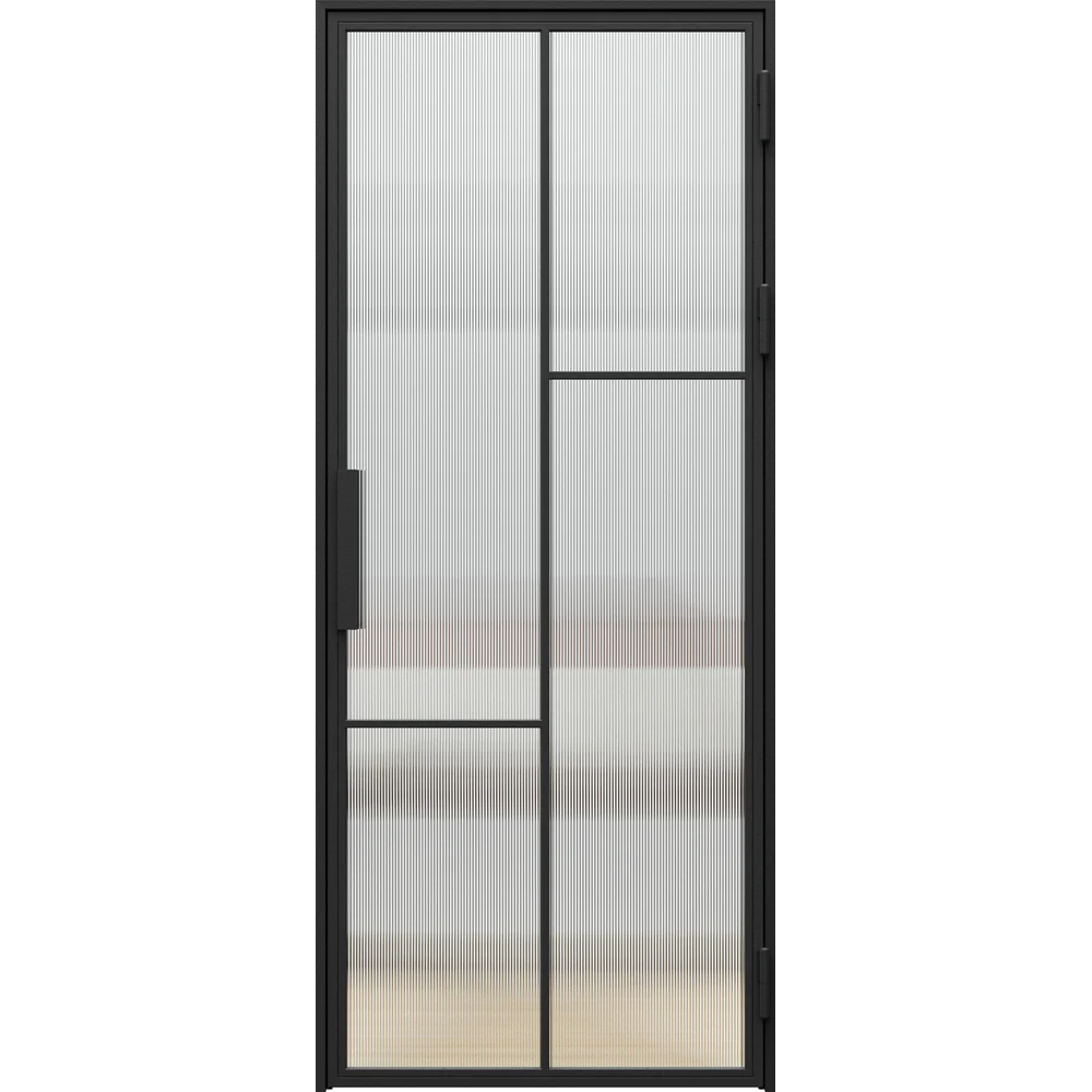 Ușă din sticlă LOFT STEEL Black Structure 3 - Model L.1.3