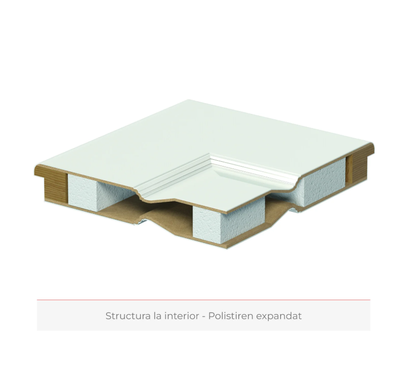 Ușa cu toc reglabil HDF ROYAL A - ST/DR