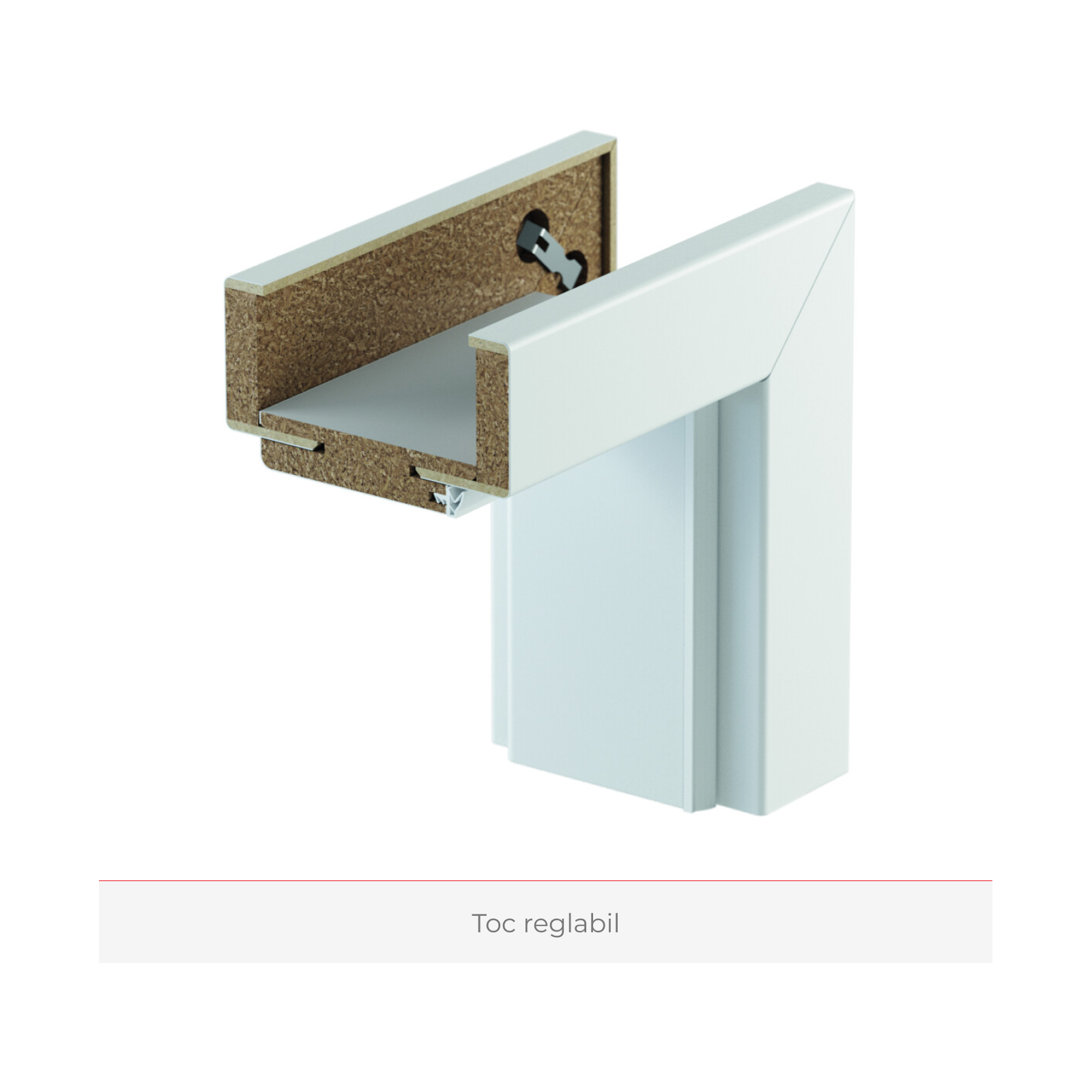 UȘA CU TOC REGLABIL HDF VERTE HOME - Model E.0