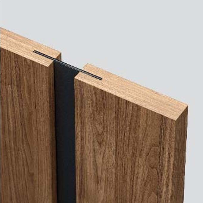 Ușa de interior HDF FOCUS cu toc reglabil, Model 4.A (Black)