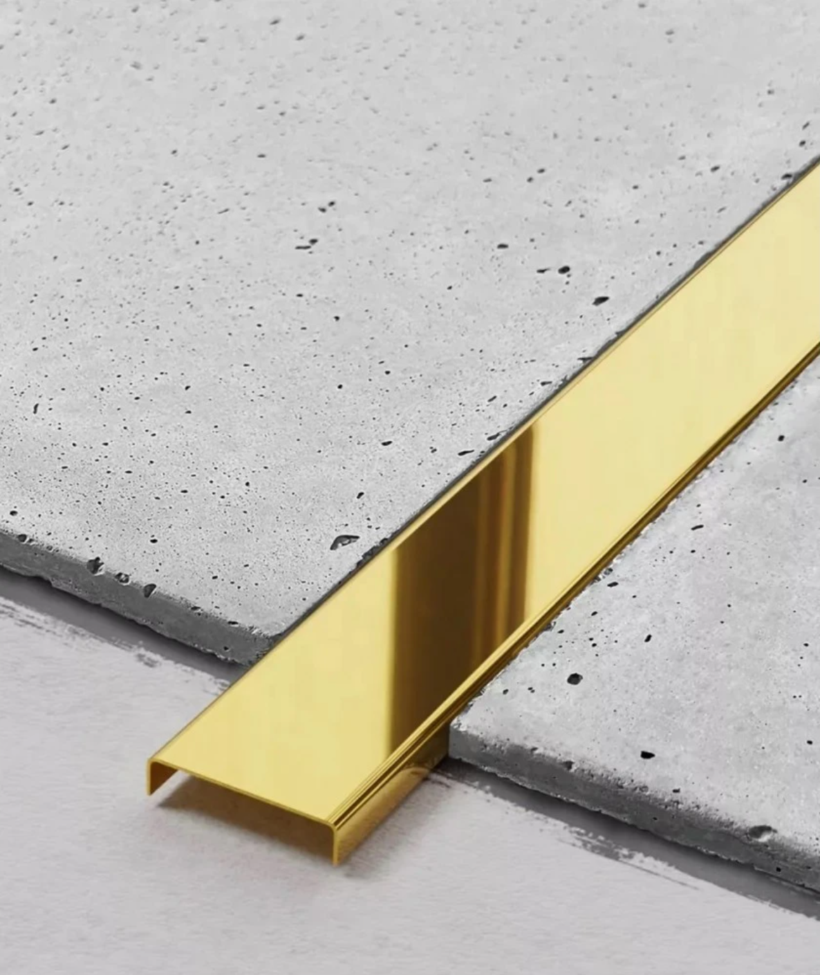 Profil U 30x9x2700 mm - Brâu auriu lucios din inox