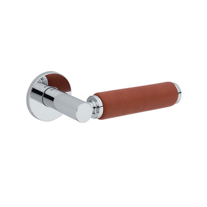 Mâner ușă - 5S PIELE, Model 4200/200 Rozetă rotundă