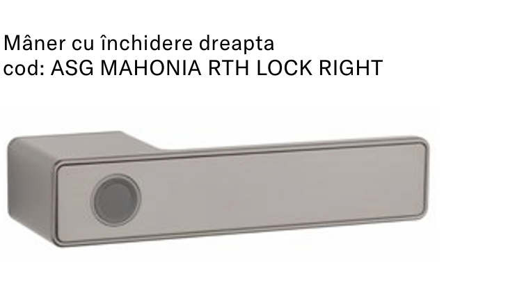 Mâner Inteligent cu Amprentă