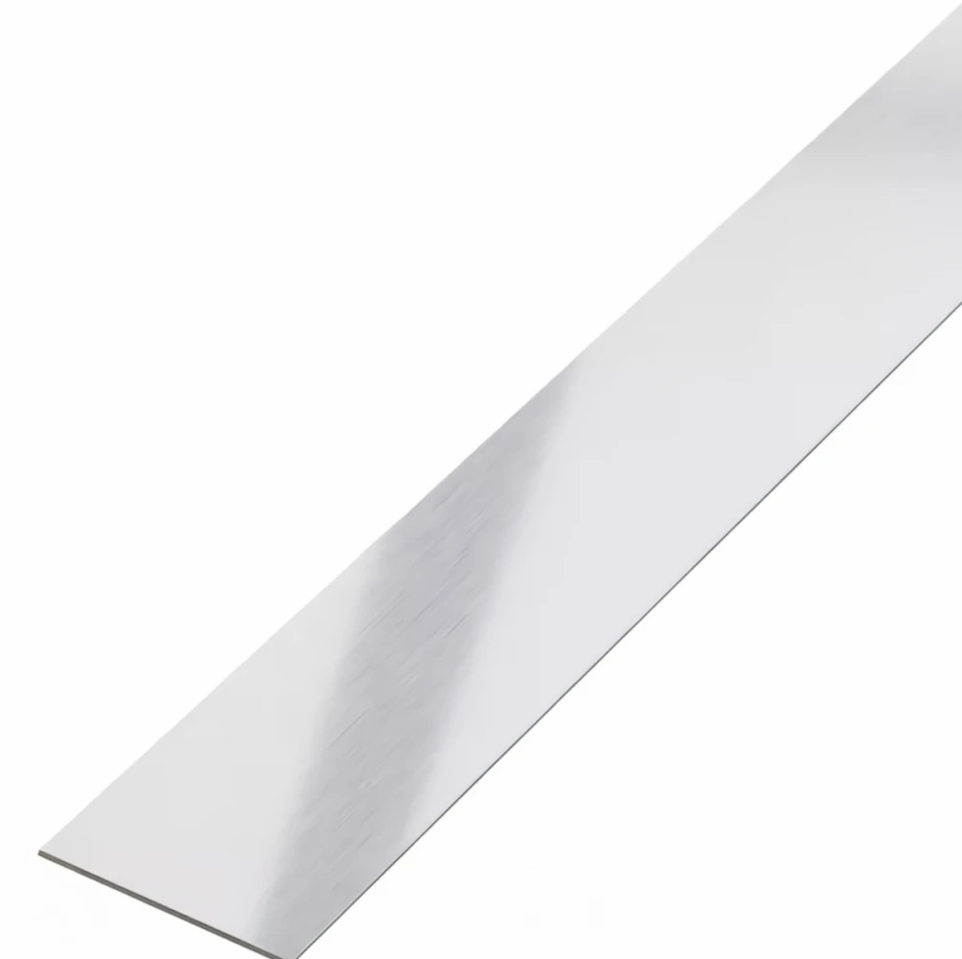 Platbanda din inox Crom Periat 30 mm x 2700 mm x 0.6 mm - PP30CRB