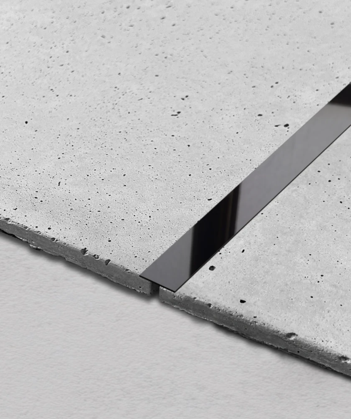 Platbanda din inox Negru Lucios 50 x 2700 x 0.6 mm - PP50NO