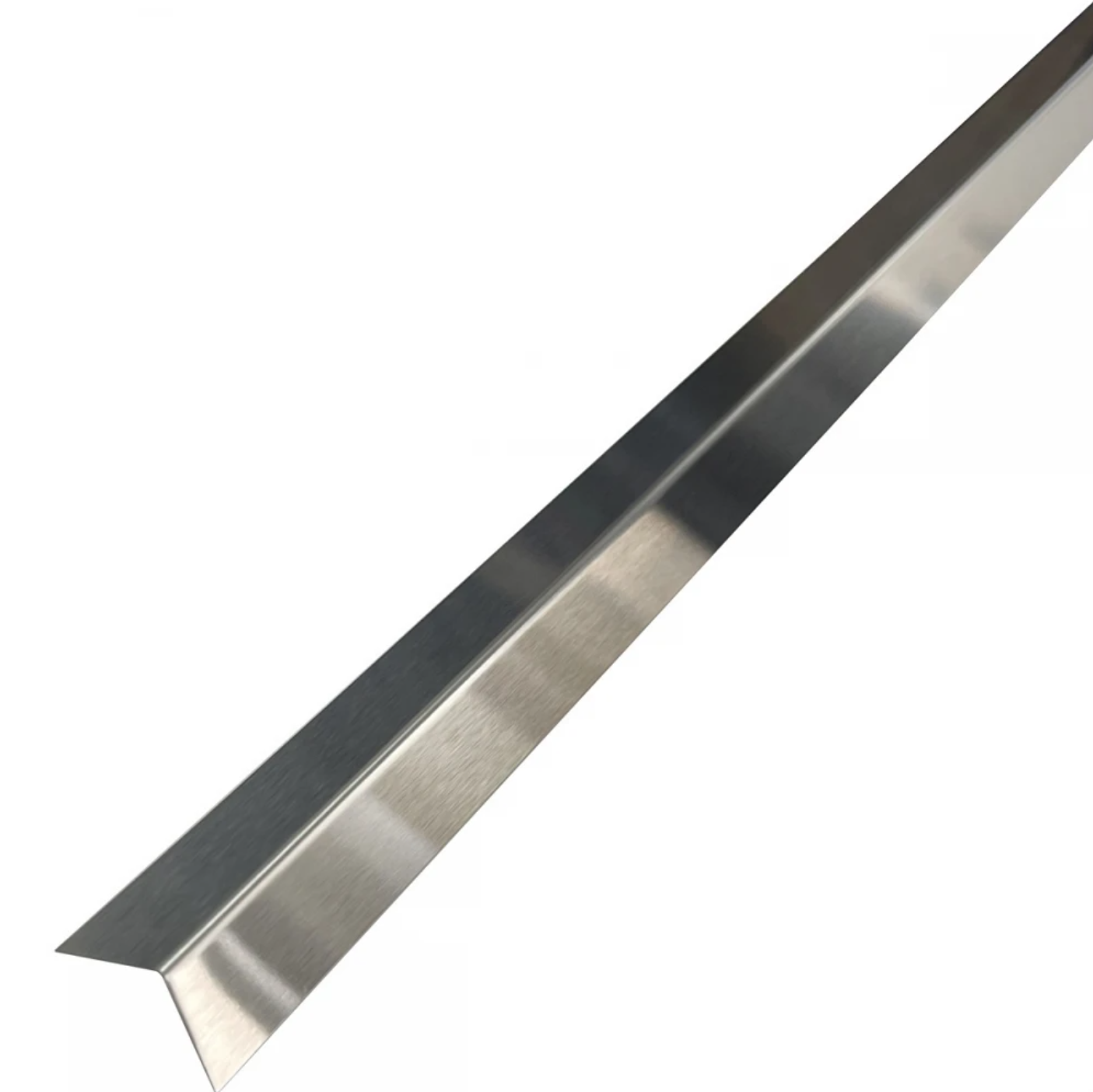 Colțar din inox 20x20mm Crom Periat 2700 mm - Profil tip L