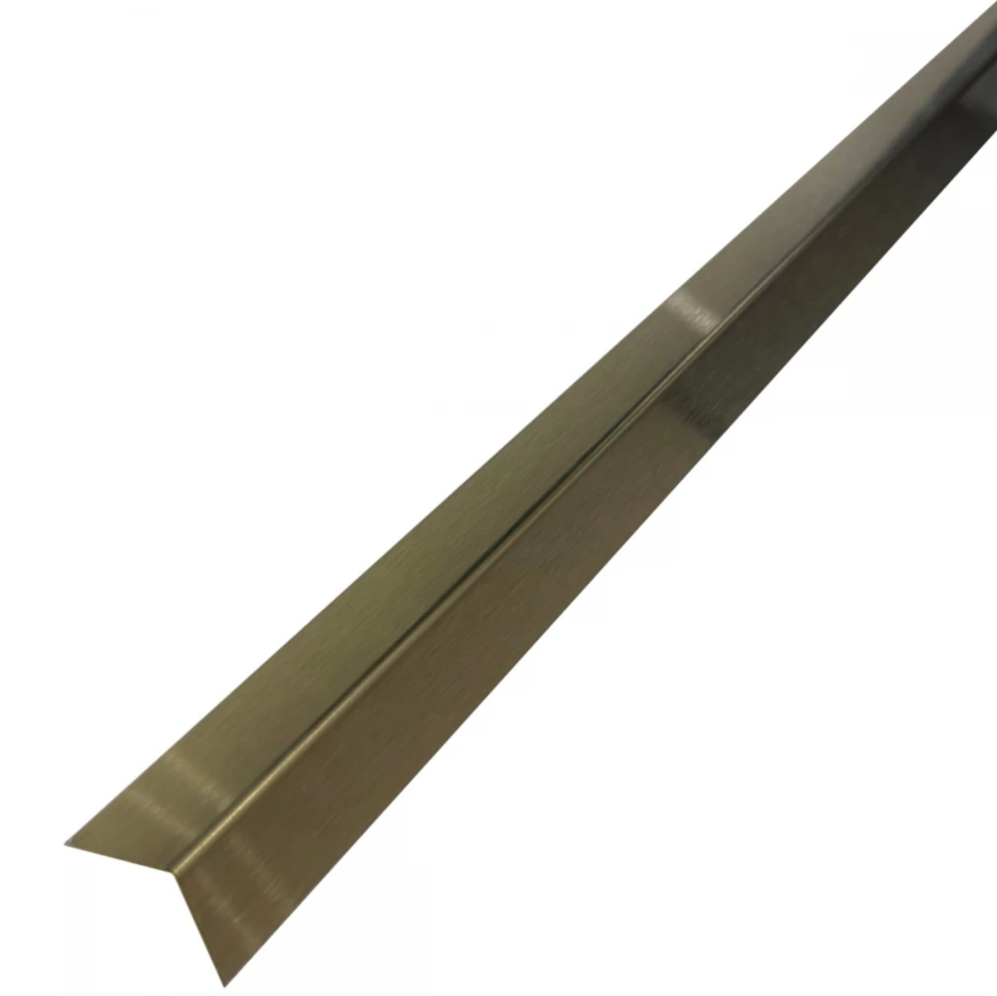 Colțar din inox 30x30mm Auriu Periat 2700 mm - Profil tip L