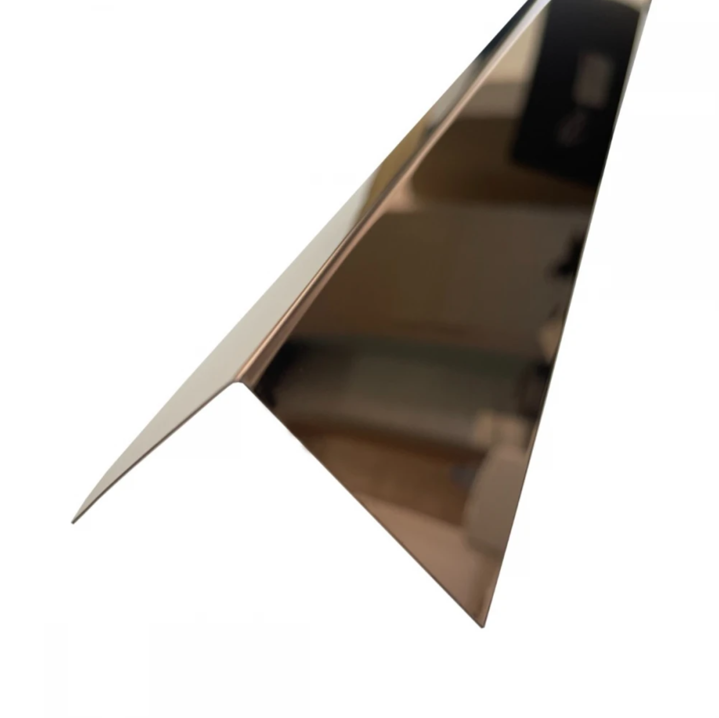 Colțar din inox 50x50mm Cupru Lucios 2700 mm - Profil tip L