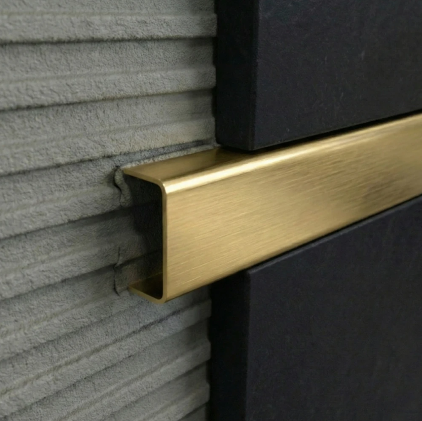 Profil U 15x9x2700 mm - Brâu din inox auriu mat (satinat) fainata