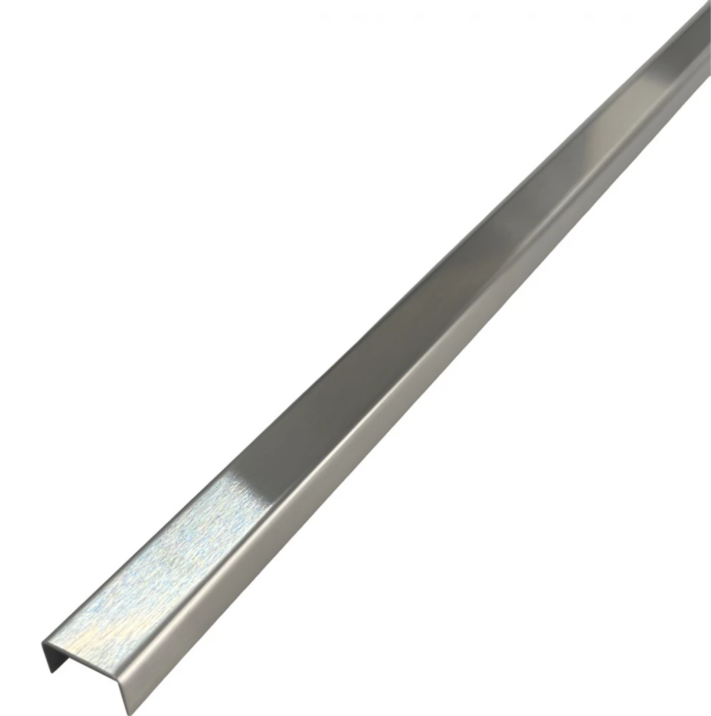 Profil U 15x9x2700 mm - Brâu din inox crom periat fainata