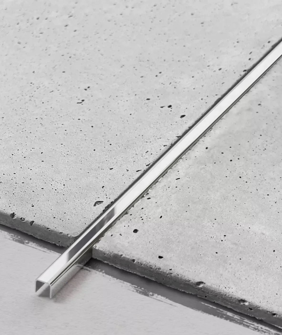 Profil U 15x9x2700 mm - Brâu din inox crom lucios fainata