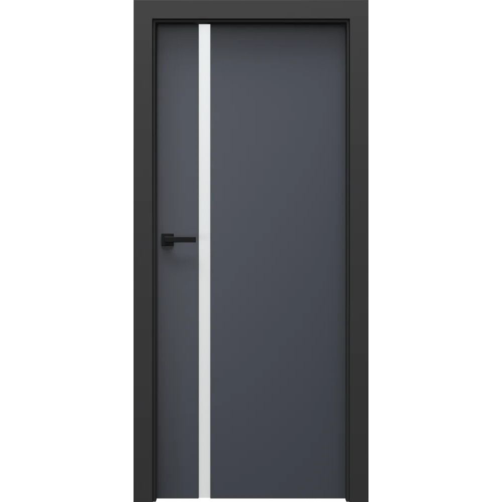 Ușă de interior LOFT with black door frame - Model 4.A