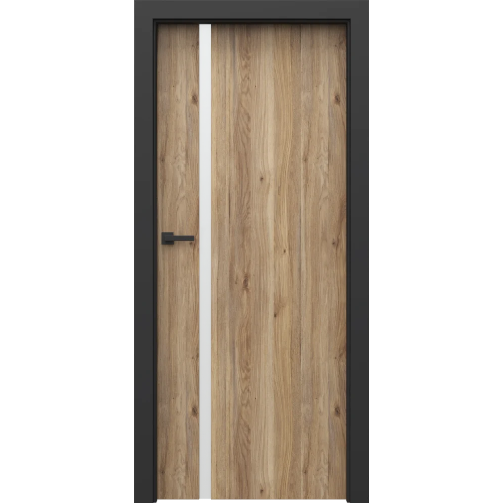 Ușă de interior LOFT with black door frame - Model 4.A
