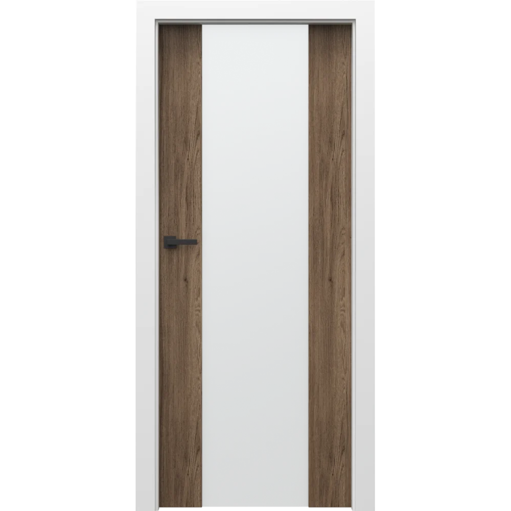 Ușă de interior LOFT with white door frame - Model 4.B