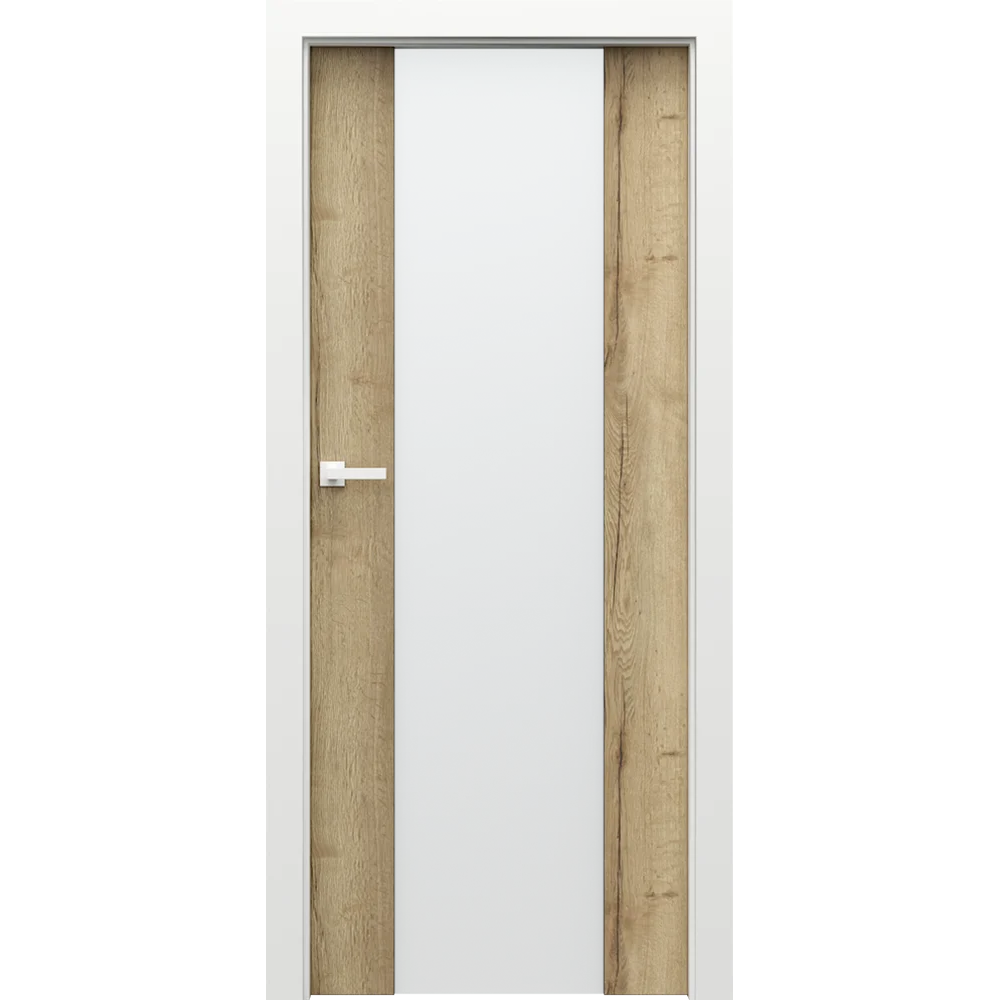 Ușă de interior LOFT with white door frame - Model 4.B