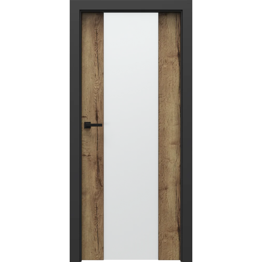 Ușă de interior LOFT with black door frame - Model 4.B