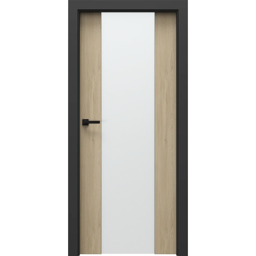 Ușă de interior LOFT with black door frame - Model 4.B
