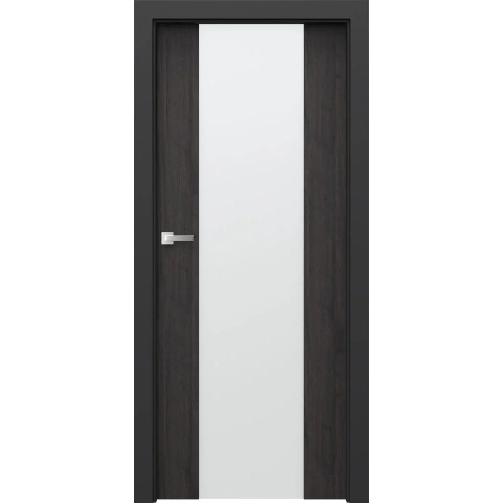 Ușă de interior LOFT with black door frame - Model 4.B