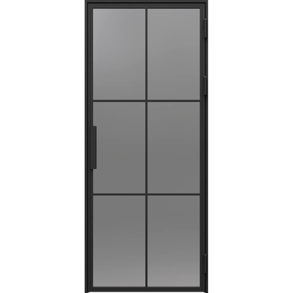 Ușă din sticlă LOFT STEEL Black Structure 1 - Model L.1.1