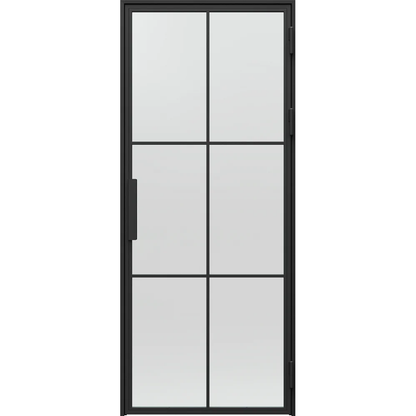 Ușă din sticlă LOFT STEEL Black Structure 1 - Model L.1.2