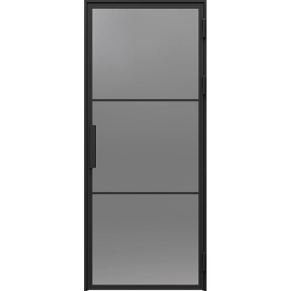 Ușă din sticlă LOFT STEEL Black Structure 2 - Model L.1.1
