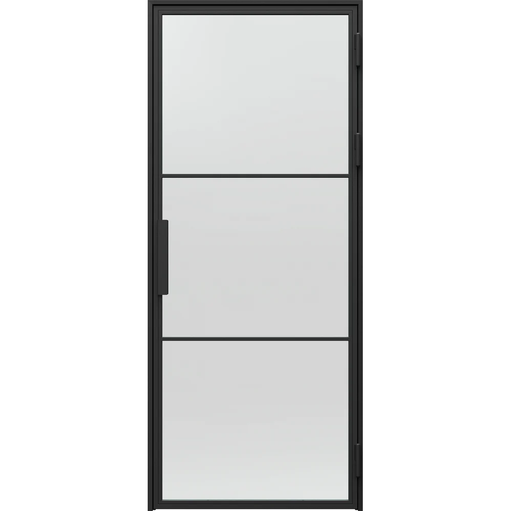 Ușă din sticlă LOFT STEEL Black Structure 2 - Model L.1.2