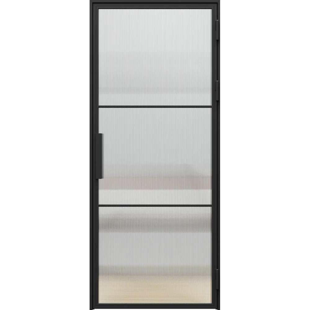 Ușă din sticlă LOFT STEEL Black Structure 2 - Model L.1.3