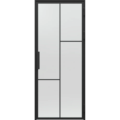 Ușă din sticlă LOFT STEEL Black Structure 3 - Model L.1.1