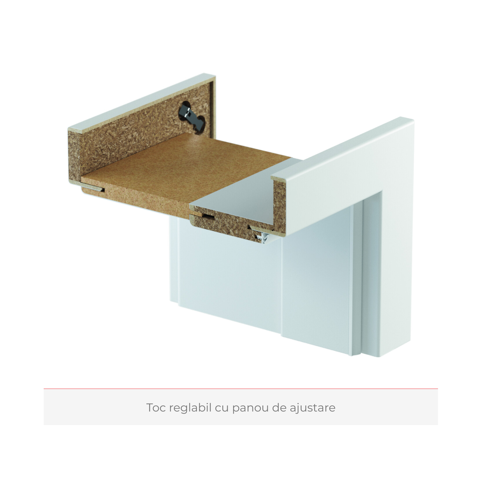 Usa de interior VERTE PREMIUM cu toc reglabil - Model E.5