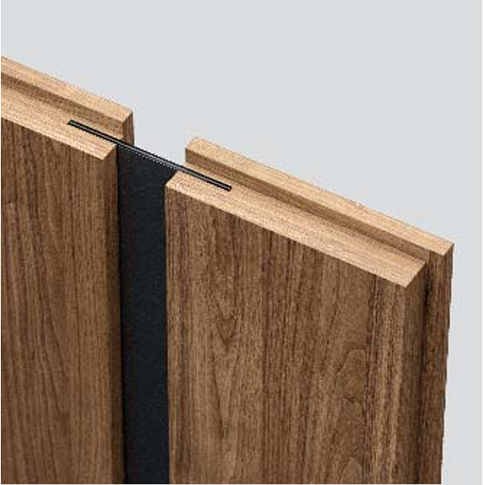 Ușa de interior HDF FOCUS cu toc reglabil, Model 4.A (Black)