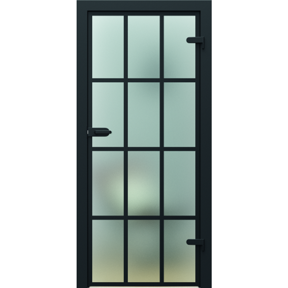 Ușă din sticlă Glass - Sticlă Mată cu Profile Vopsite