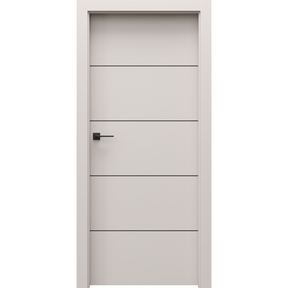 Ușa cu toc reglabil HDF LINE, Model E.1 - ST/DR