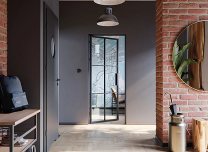 Ușă din sticlă LOFT STEEL Black Structure 1 - Model L.1.2
